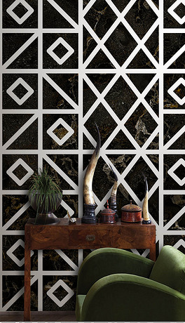 几何瓷砖墙纸
