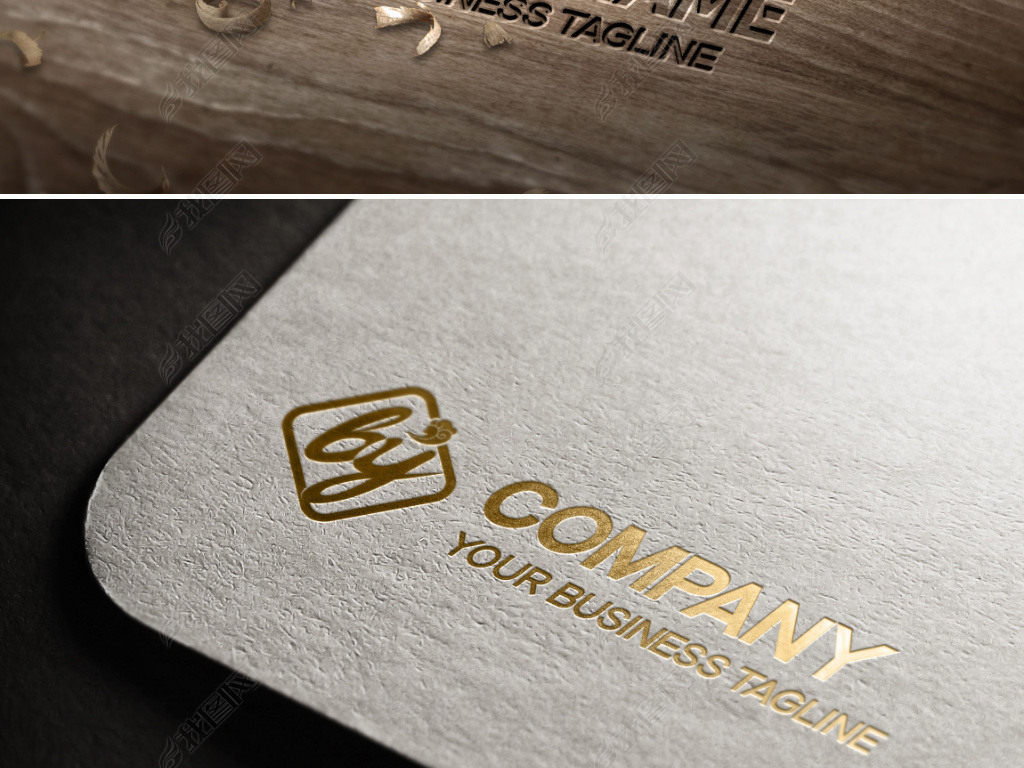 带by的logo设计by型标志个性象征意义