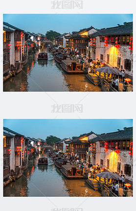SUZHOU,CHINA - OCT 04 : Suzhou town is one of the oldest towns in the Yangtze Basin on October 04,20