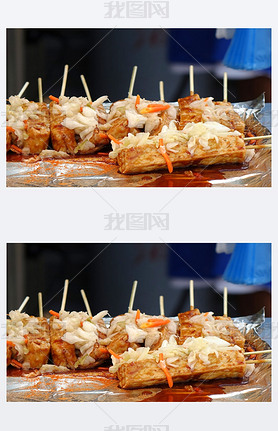 Smelly Fermented Tofu with Pickled Cabbage