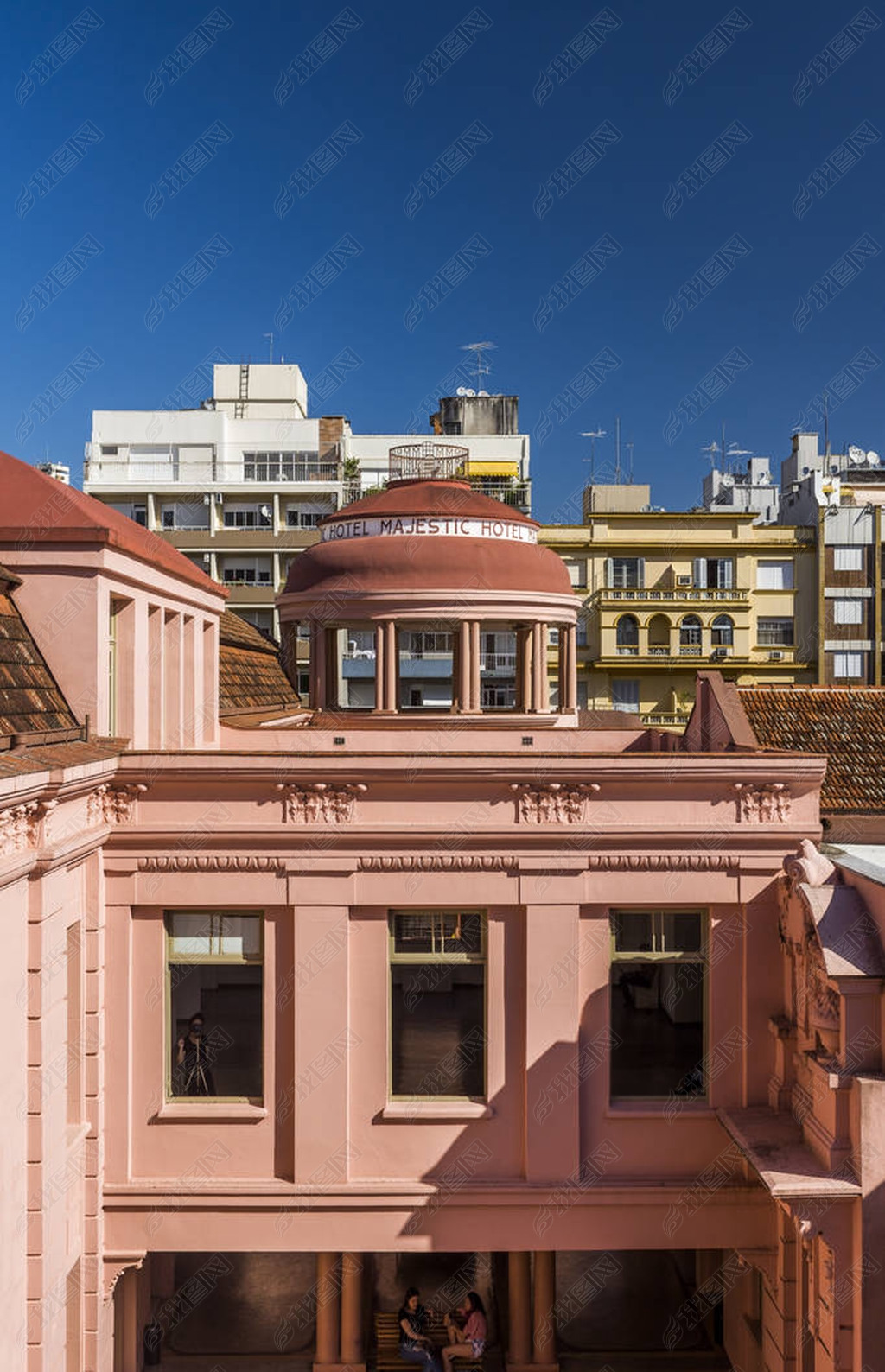 Casa de Cultura Mario Quintana, Old Majestic Hotel, in downtown Porto Alegre, Rio Grande do Sul, Bra