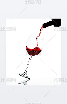 Pouring red wine