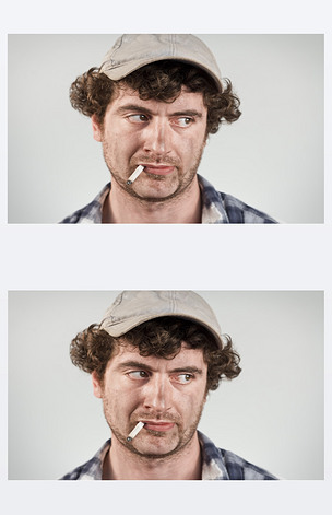 disapproving redneck