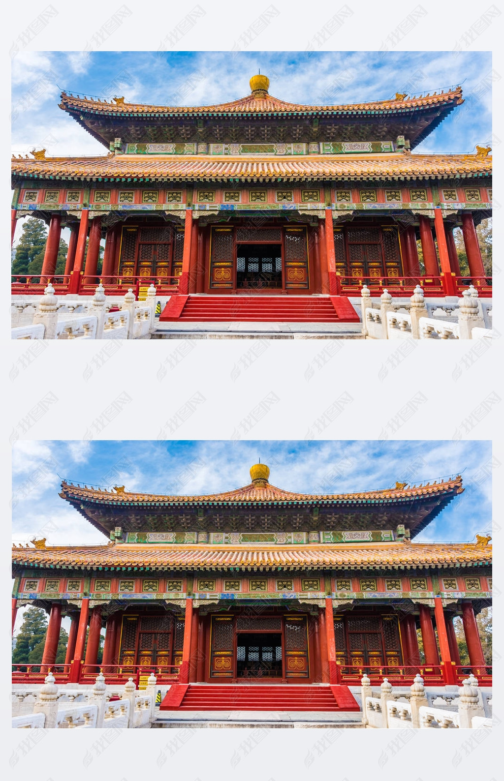 Beautiful chinese confucian temple, Beijing