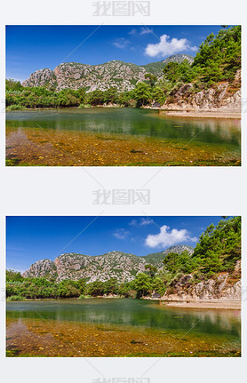 Ruins of ancient greek and roman ancient city of Olympos near Antalya Turkey