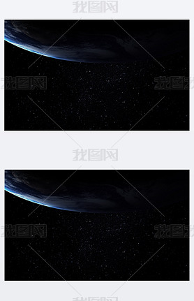 High resolution image of Earth in space. Elements furnished by NASA