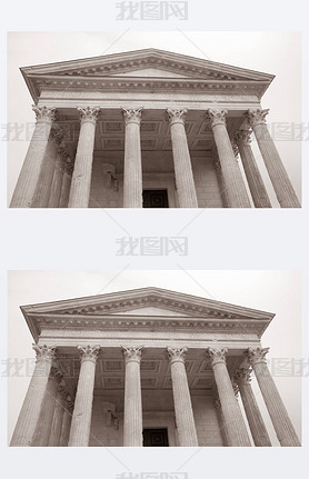 Maison Carree Roman Temple, Nimes, France