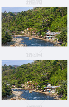 Bukit lawang village