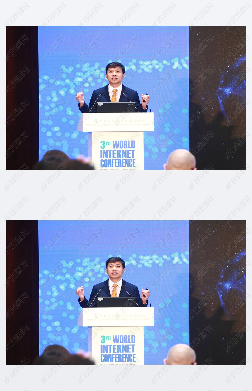 Robin Li Yanhong, Chairman and CEO of Baidu, speaks at the Internet+ Forum: Internet + Smart Healthc