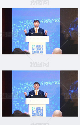Robin Li Yanhong, Chairman and CEO of Baidu, speaks at the Internet+ Forum: Internet + Smart Healthc