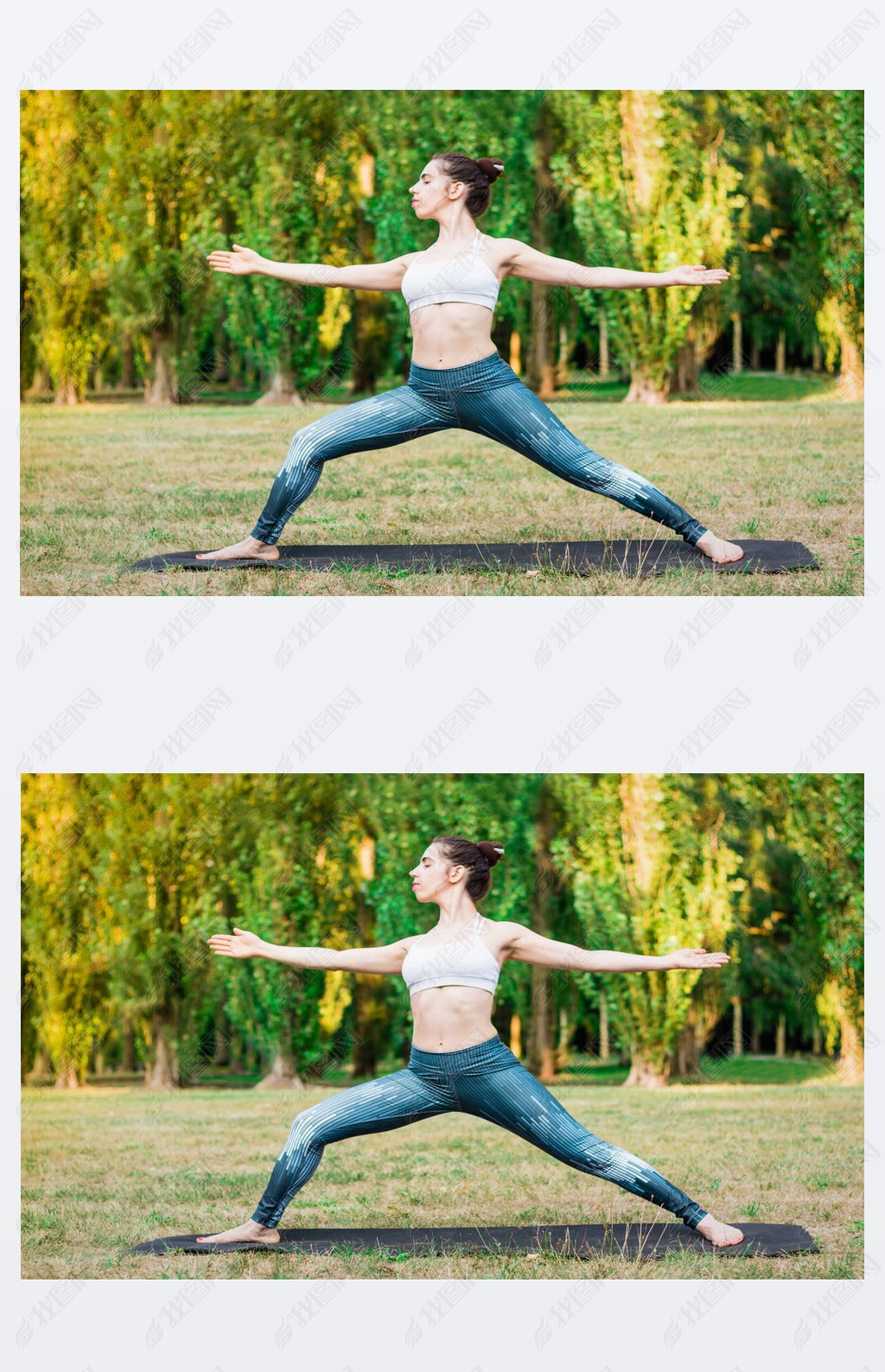 Ů٤, վʿϰ, Virabhadrasana ơɫõĽͼ.