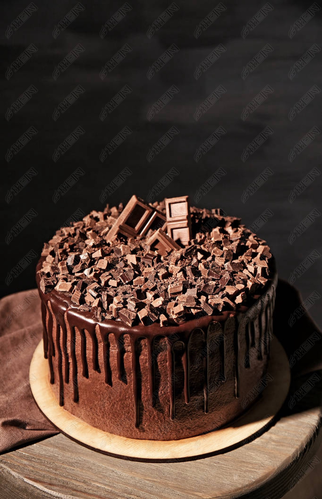 Tasty chocolate cake 