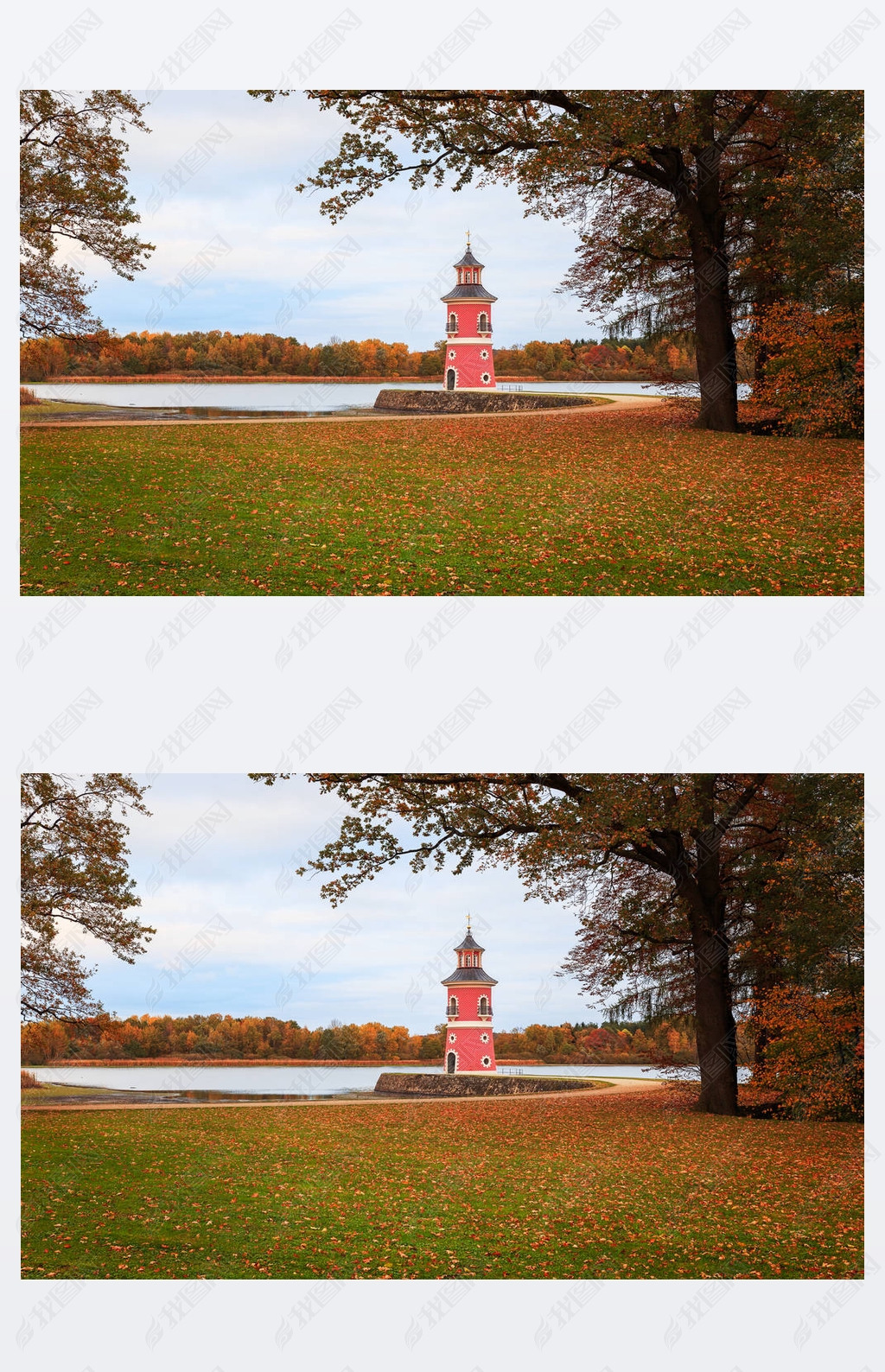 Lighthouse Moritzburg near Dresden