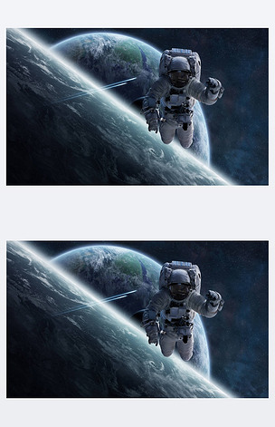 宇航员漂浮在空间3d 渲染这个图像的元素 下载-编号26019759-人物情感