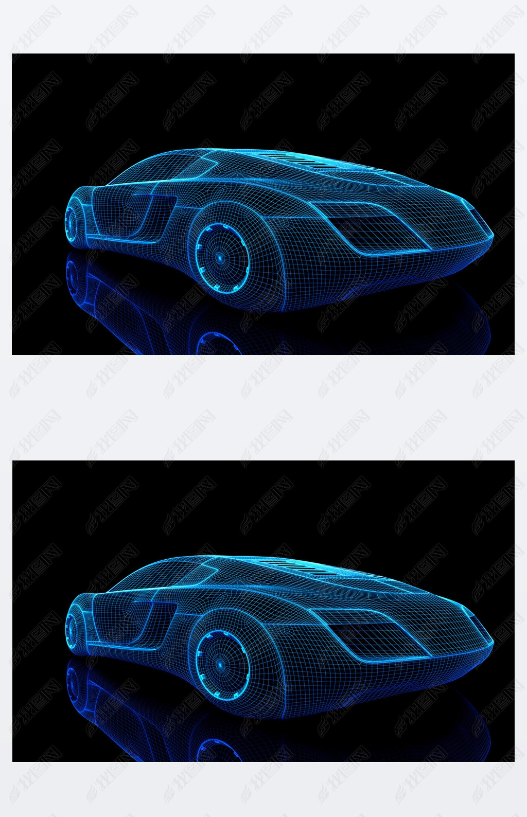 rendering isolated car