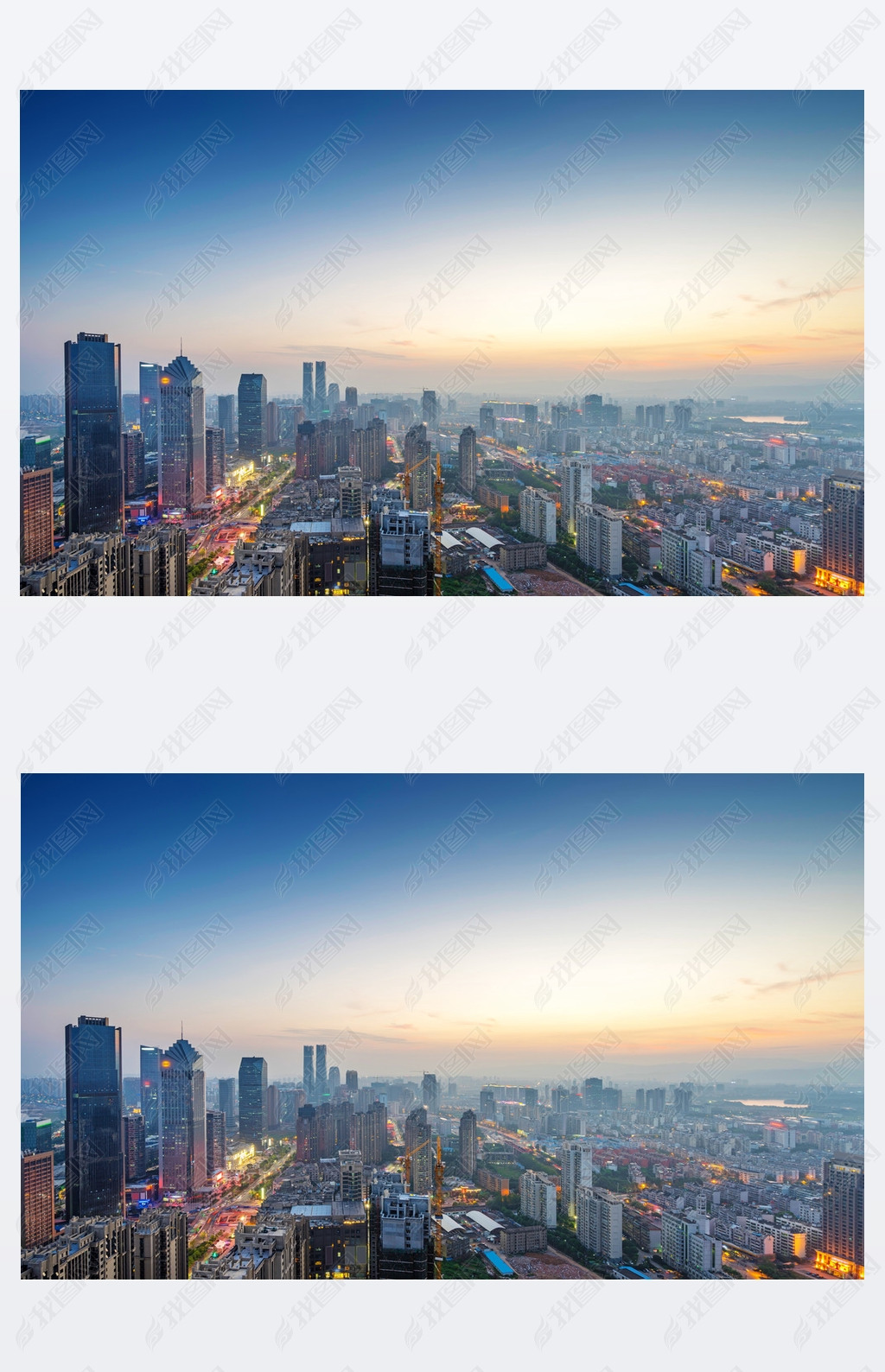 Beautiful cityscape at Nanchang China