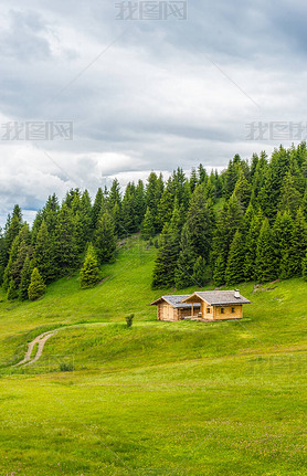 Alpe di Siusi, Seiser Alm with Sassolungo Langkofel Dolomite,һƬï̵ܵأι״