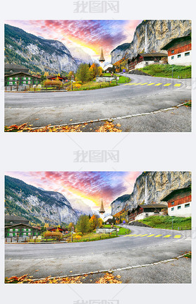 ˵＾ز³ϽáַLauterbrunnen village, Berner Oberland, Switzerland, Europe.