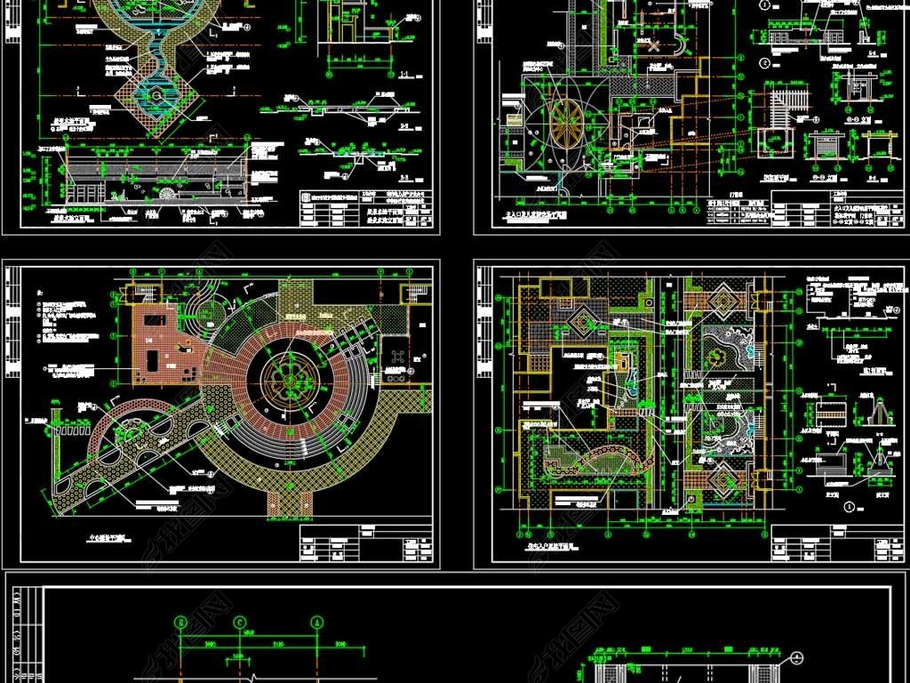 庭院景观设计cad施工图下载-编号26057339-园林cad图纸-我图网