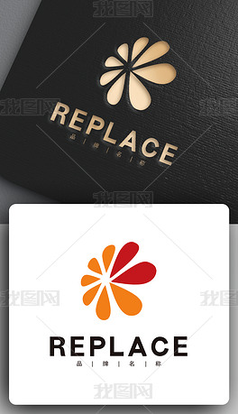 花logo花朵标志花儿商标