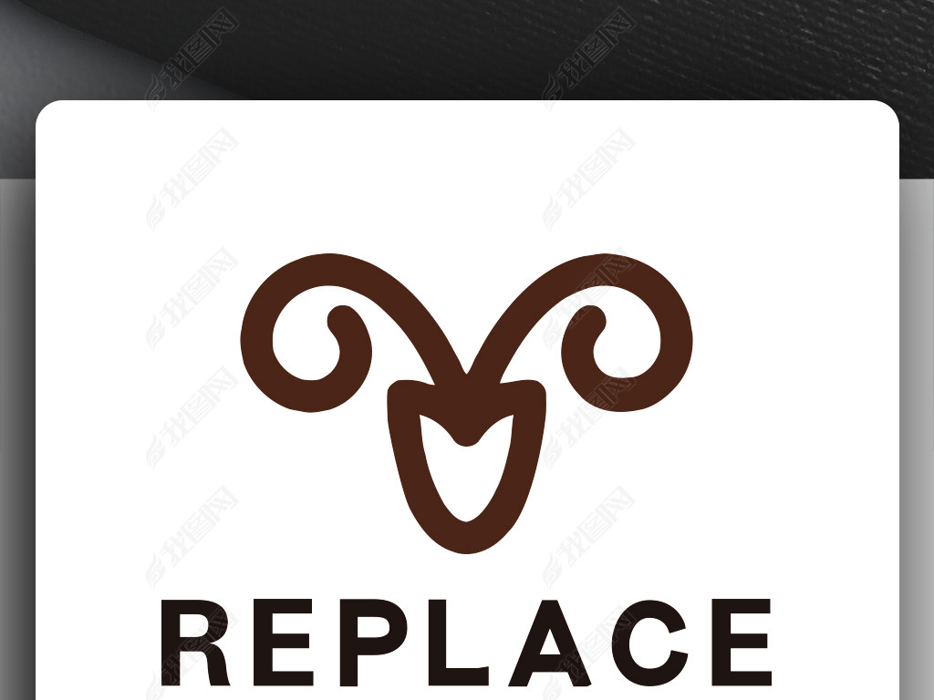 原创山羊logo版权可商用