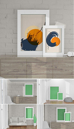 抽象装饰画海报专题模板-抽象装饰画海报图片素材下载-我图网