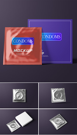 避孕套安全套包装样机