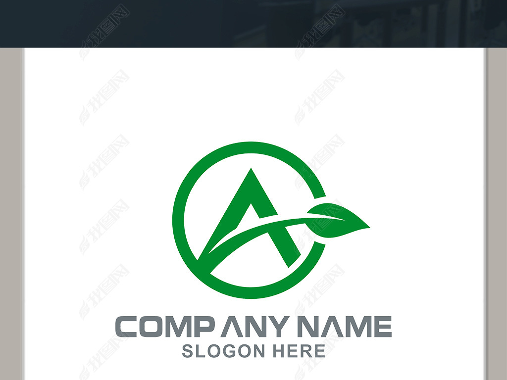 a字母叶子logo下载-编号26086596-其他行业logo-我图网