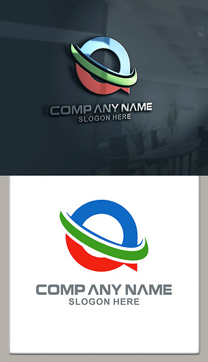 原创q字母科技logo版权可商用