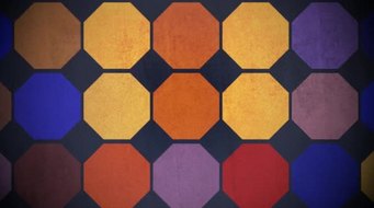 运动五彩斑斓的六边形抽象背景典雅奢华的动态几何风格模板
