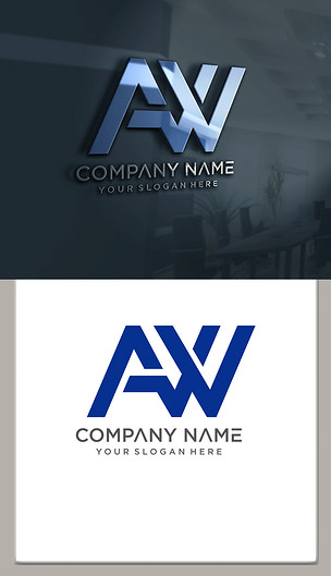aw字母logo1