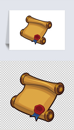 卡通卷轴专题模板-卡通卷轴图片素材下载-我图网