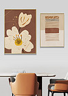 轻奢现代简约抽象小清新花卉客厅餐厅装饰画6