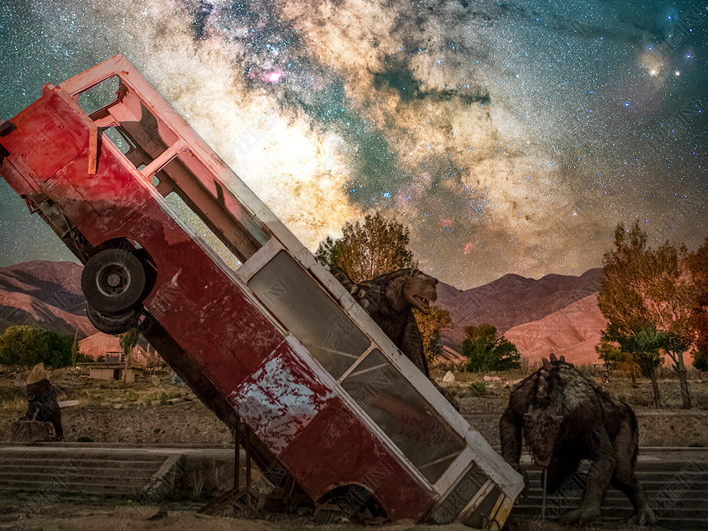 九层妖塔电影取景地星空