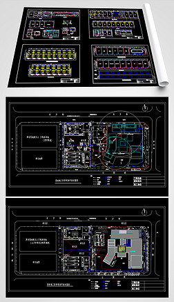 住宅小区酒店博物馆工程施工现场平面布置图图集