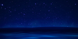 星空斗转星移星光闪烁湖边背景