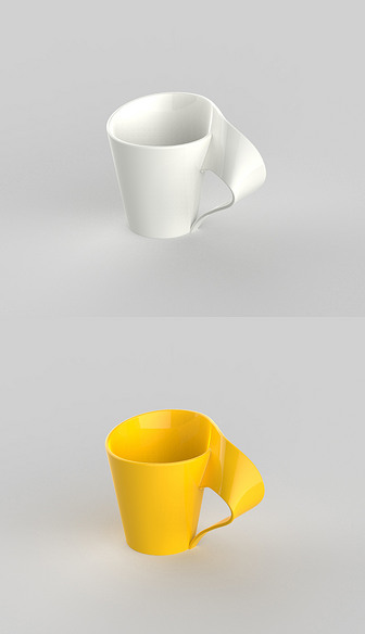 杯子犀牛3D模型