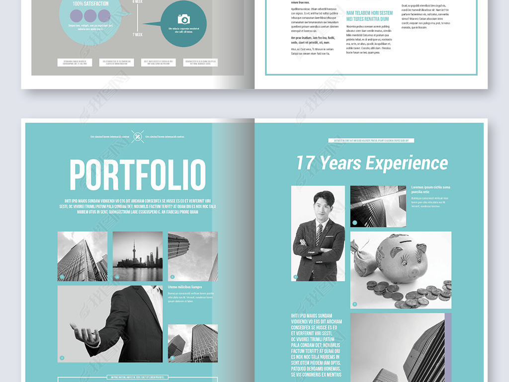 >现代企业年度报告cdr排版设计模板登录后查看完整大图 >作品详情尺寸