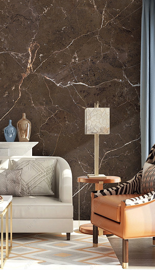 仿大理石纹时尚墙纸复古墙布背景墙壁纸图案