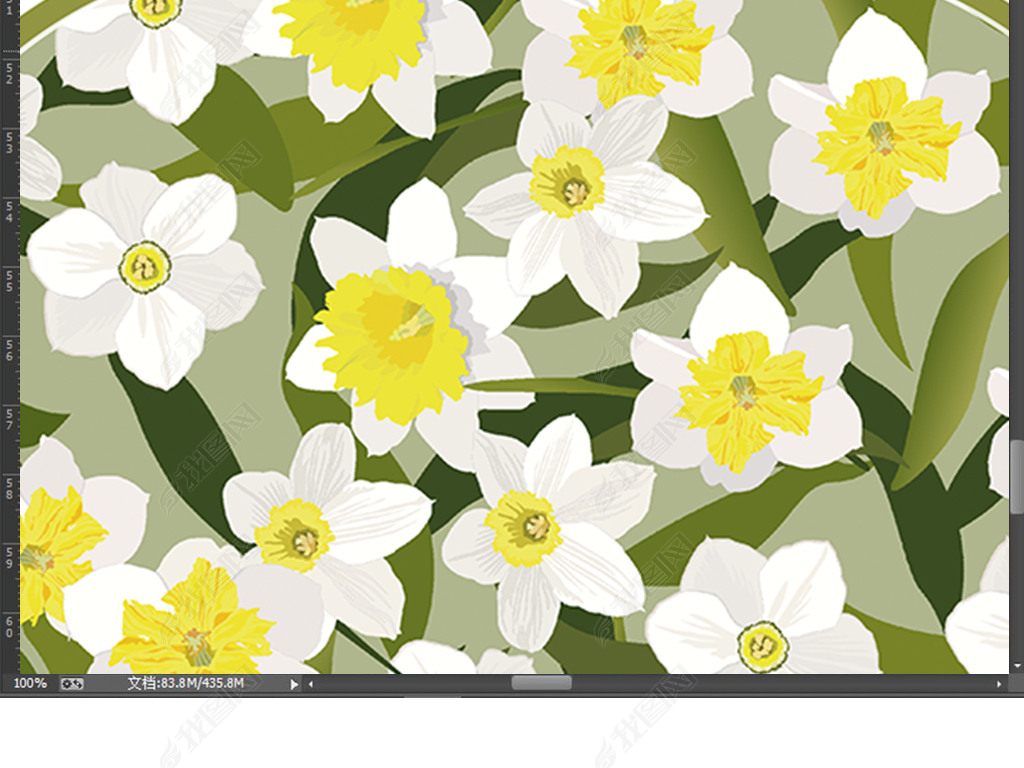 北欧小清新植物花卉图案浴室地垫门垫硅藻泥地垫