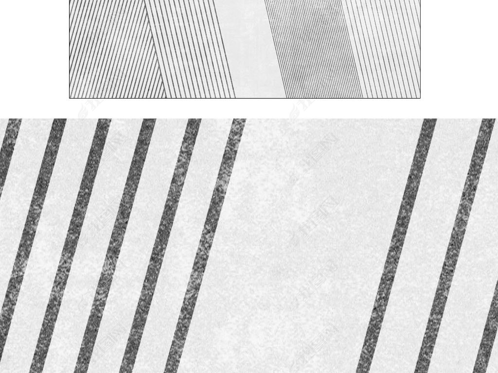 原创新款灰色潮流几何茶几垫衣帽间客厅卧室地毯地垫版权可商用