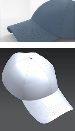 棒球帽-鸭舌帽3d模型设计