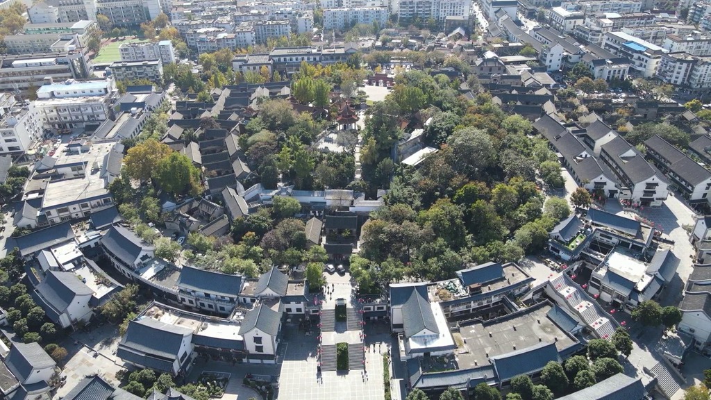 航拍江苏徐州户部山4a景区