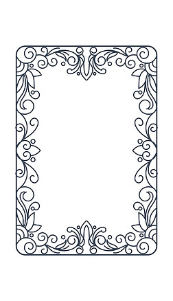 欧式古典花纹花边卡片图案证书邀请函边框