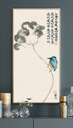 荷花意境画专题模板-荷花意境画图片素材下载-我图网