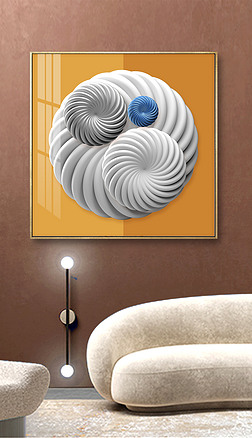 特异装饰画装饰画|北欧现代时尚抽象立体艺术创意几何客厅装饰画