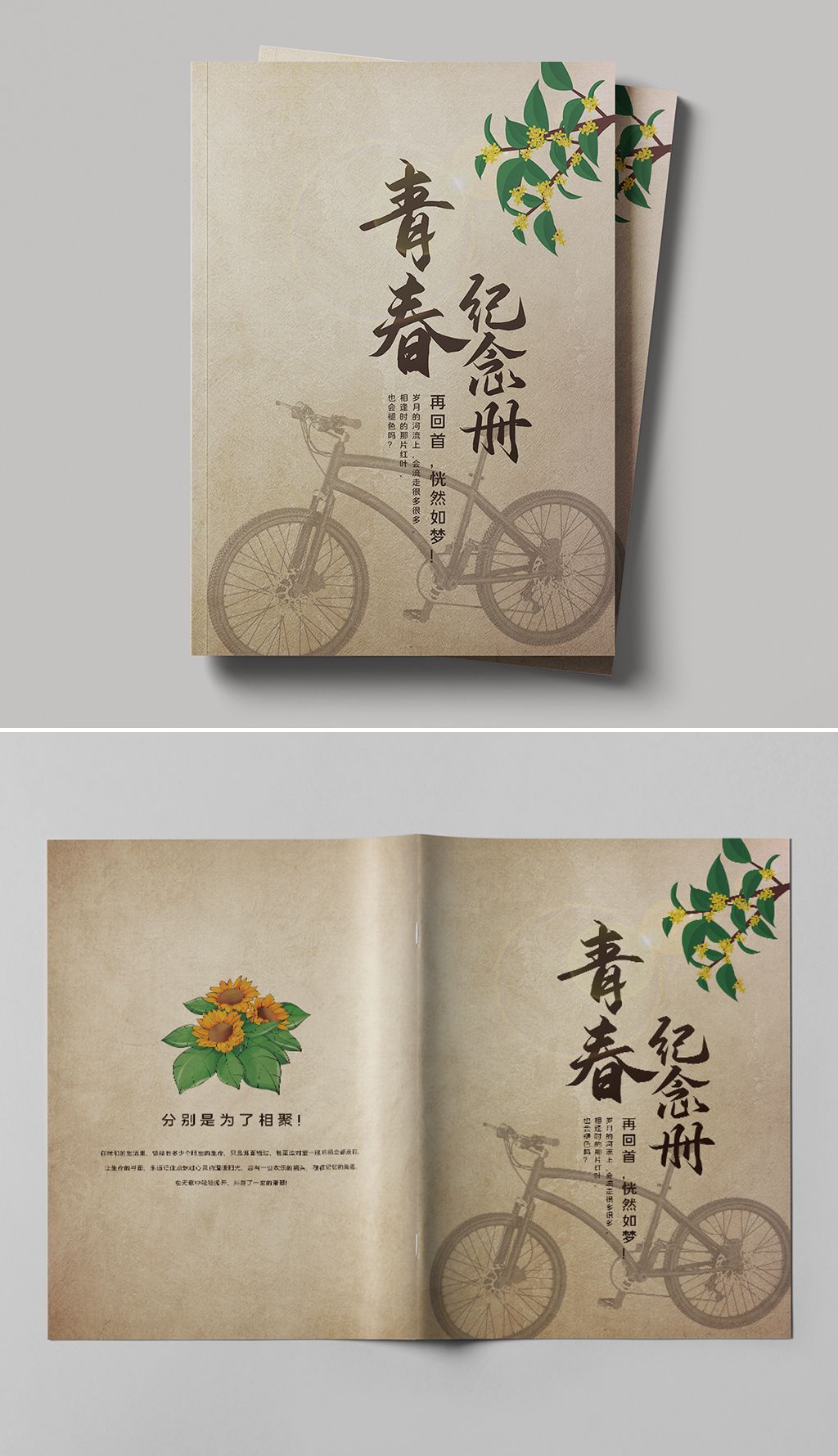 青春纪念册封面设计下载-编号26735020-同学录|毕业纪念册封面-我图网