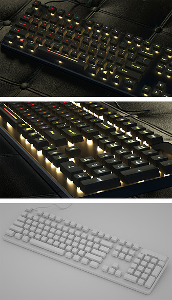 keyboard机械键盘模型