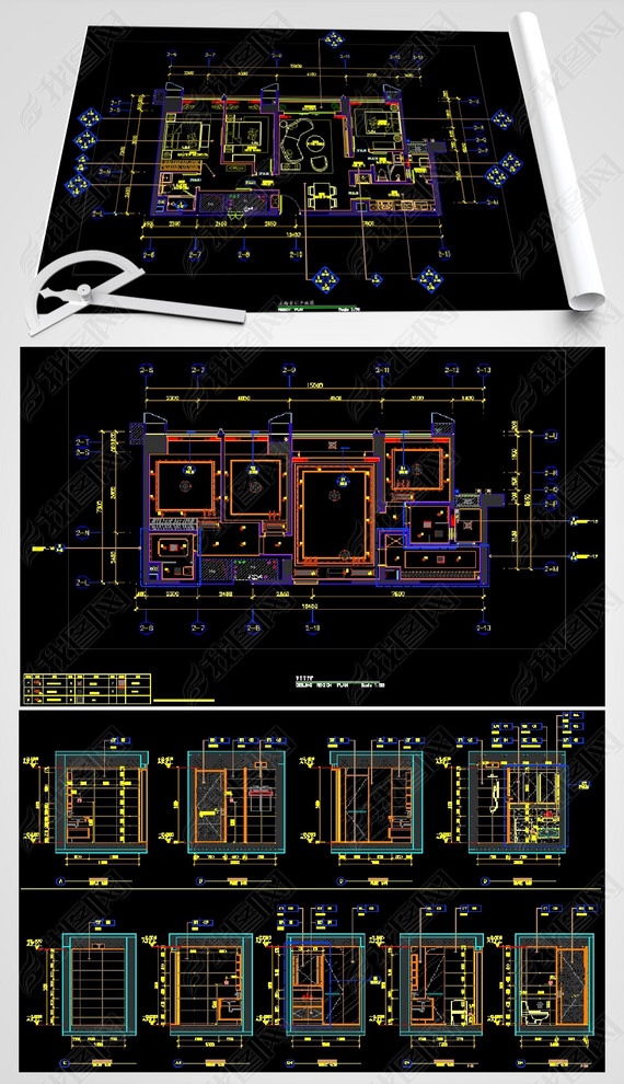 322ȫʩͼCAD