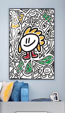 小清新涂鸦装饰画